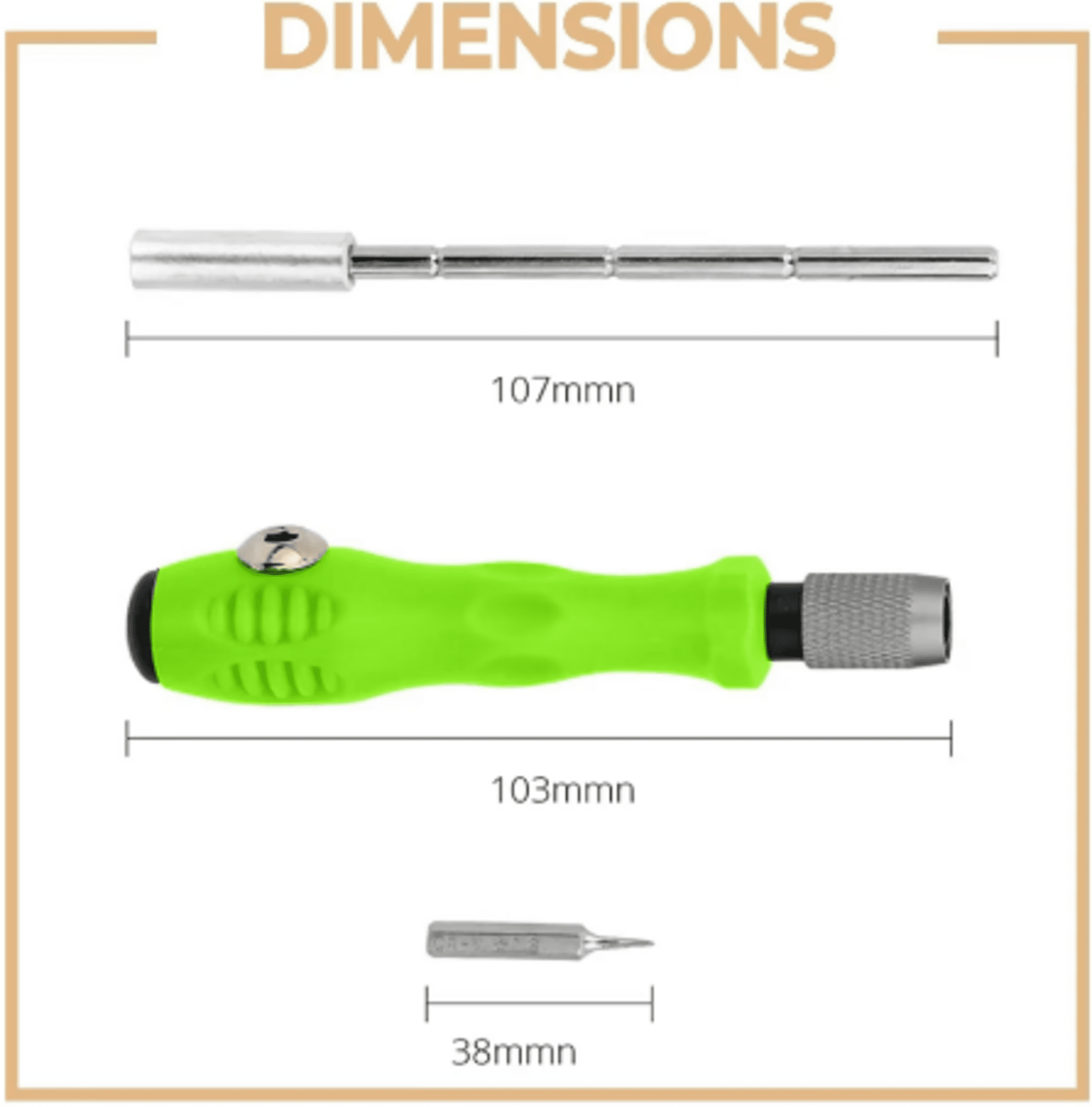 Juego de destornilladores de precisión Mini 32 en 1, brocas magnéticas - 2