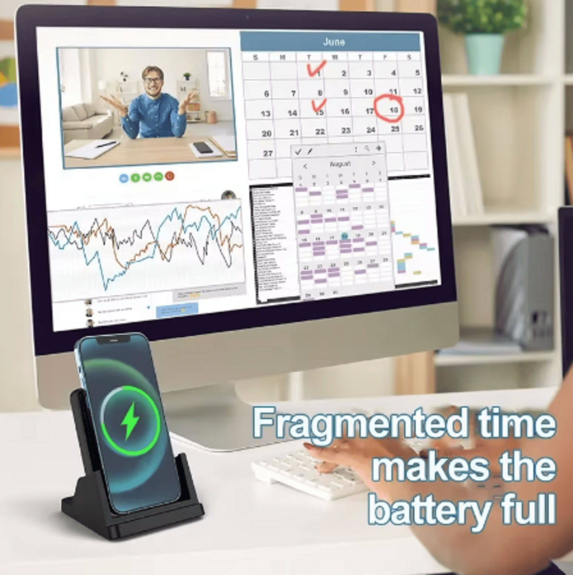 Cargador inalámbrico de 30W para teléfono móvil - 2